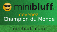 Yoann joue au Minibluff